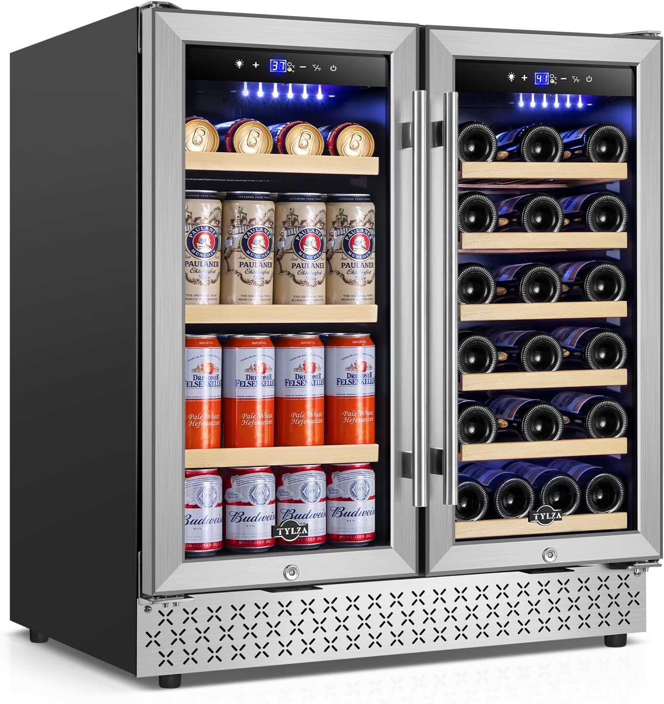 Tylza 30 Inch Dual Zone Wine and Beverage Refrigerator Review