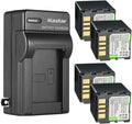 Kastar 4-Pack Battery and AC Wall Charger Replacement for JVC Cameras