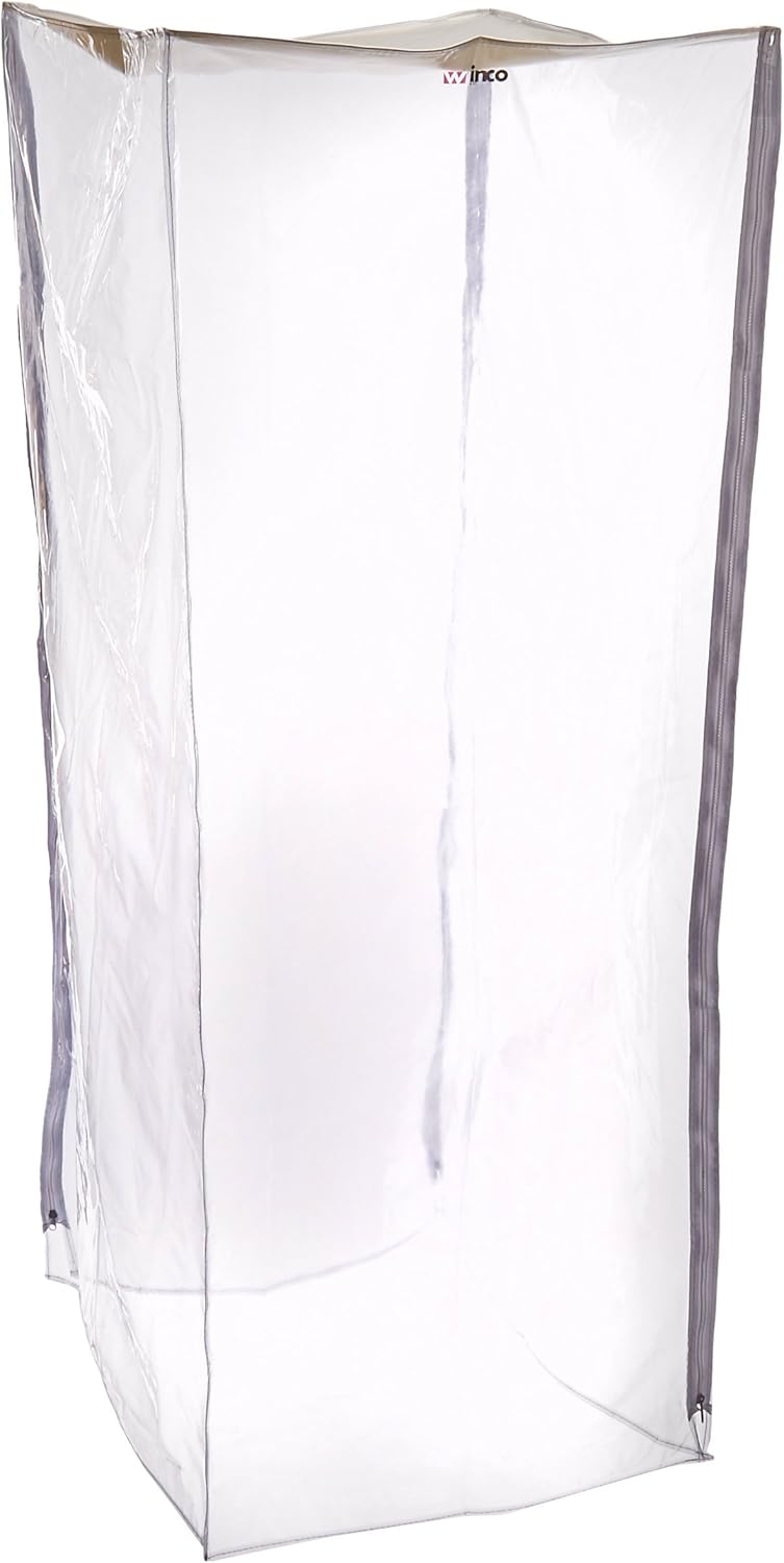Winco Medium Clear Cover for Kitchen Utensils and Supplies