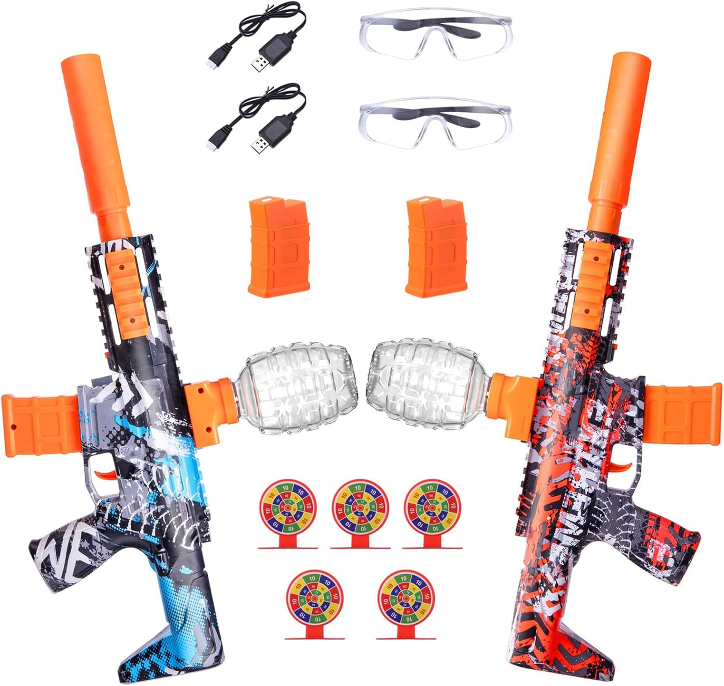 2 Pack Splatter Blasters for Ultimate Outdoor Team Fun