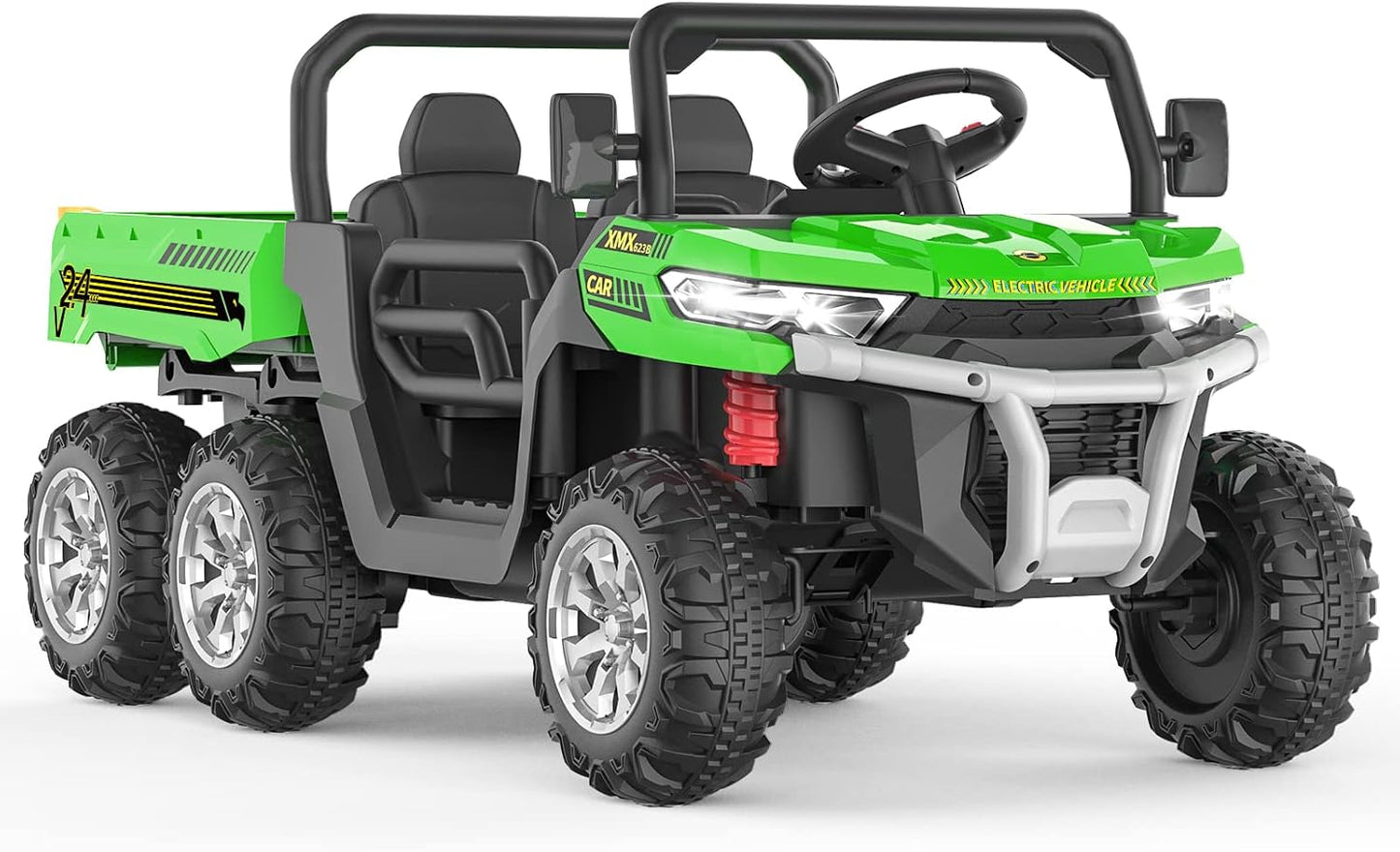 Ultimate 2-Seater Dump Truck w/ Remote Control - 4WD Power Ride-On