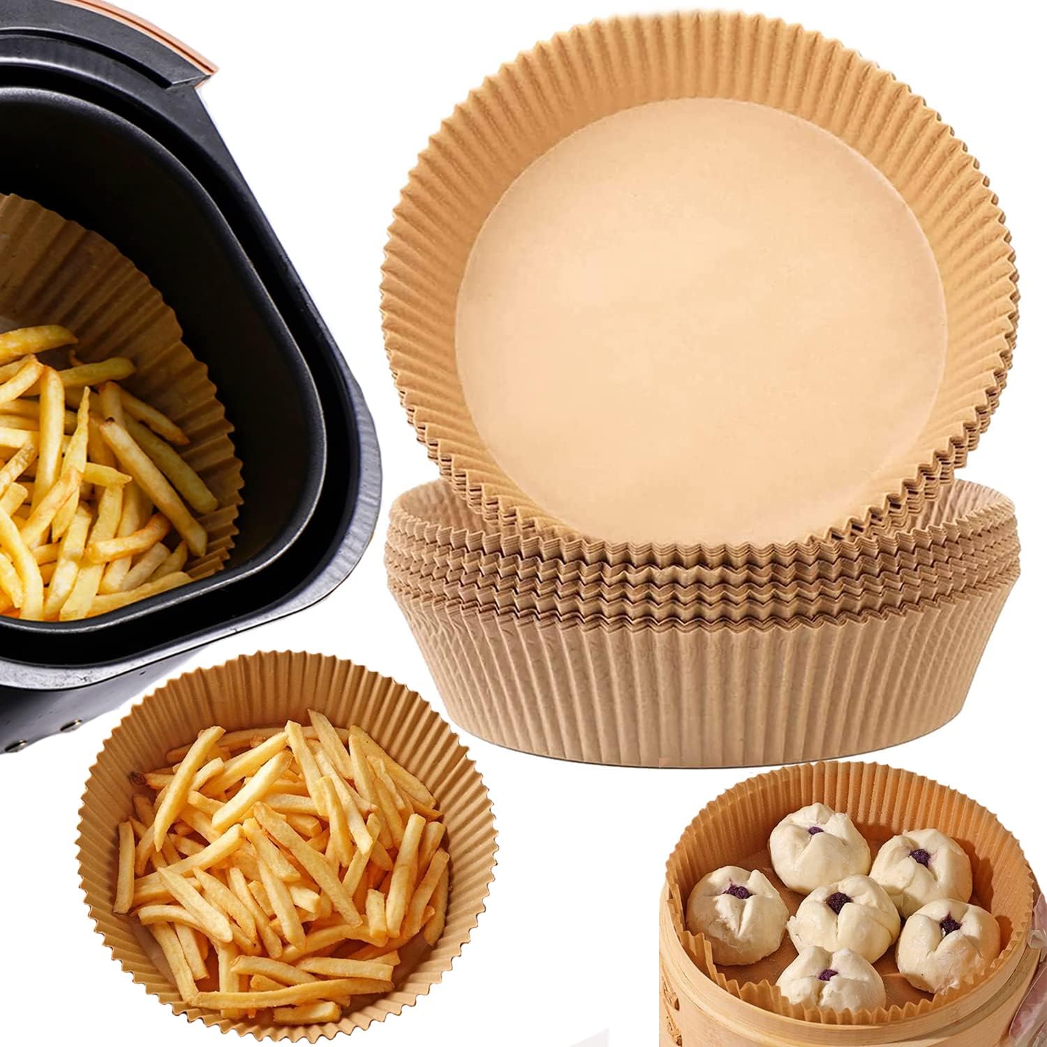 Non-Stick Air Fryer Liner Pads - Oil Resistant