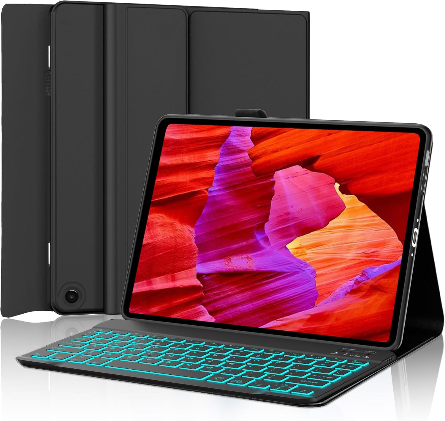 Keyboard Case for Fire Max 11 inch with Backlight and Holder
