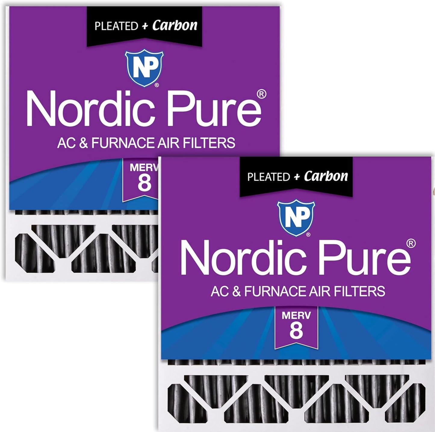Nordic Pure 20x20x5 Honeywell Replacement Filters for Odor Control