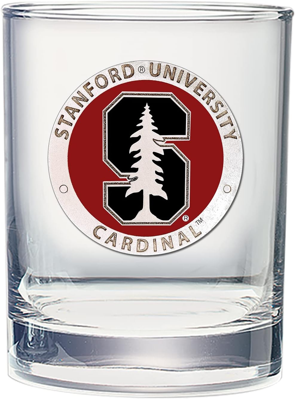 Heritage Pewter Stanford Double Old Fashion Glass for Liquor
