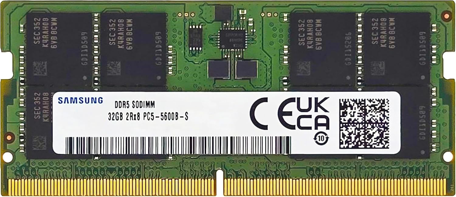 Samsung 32GB DDR5 5600MHz Laptop RAM for Enhanced Performance