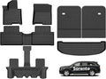 Wayhigh Floor Mats for 2021-2025 Kia Sorento Hybrid - Custom Fit