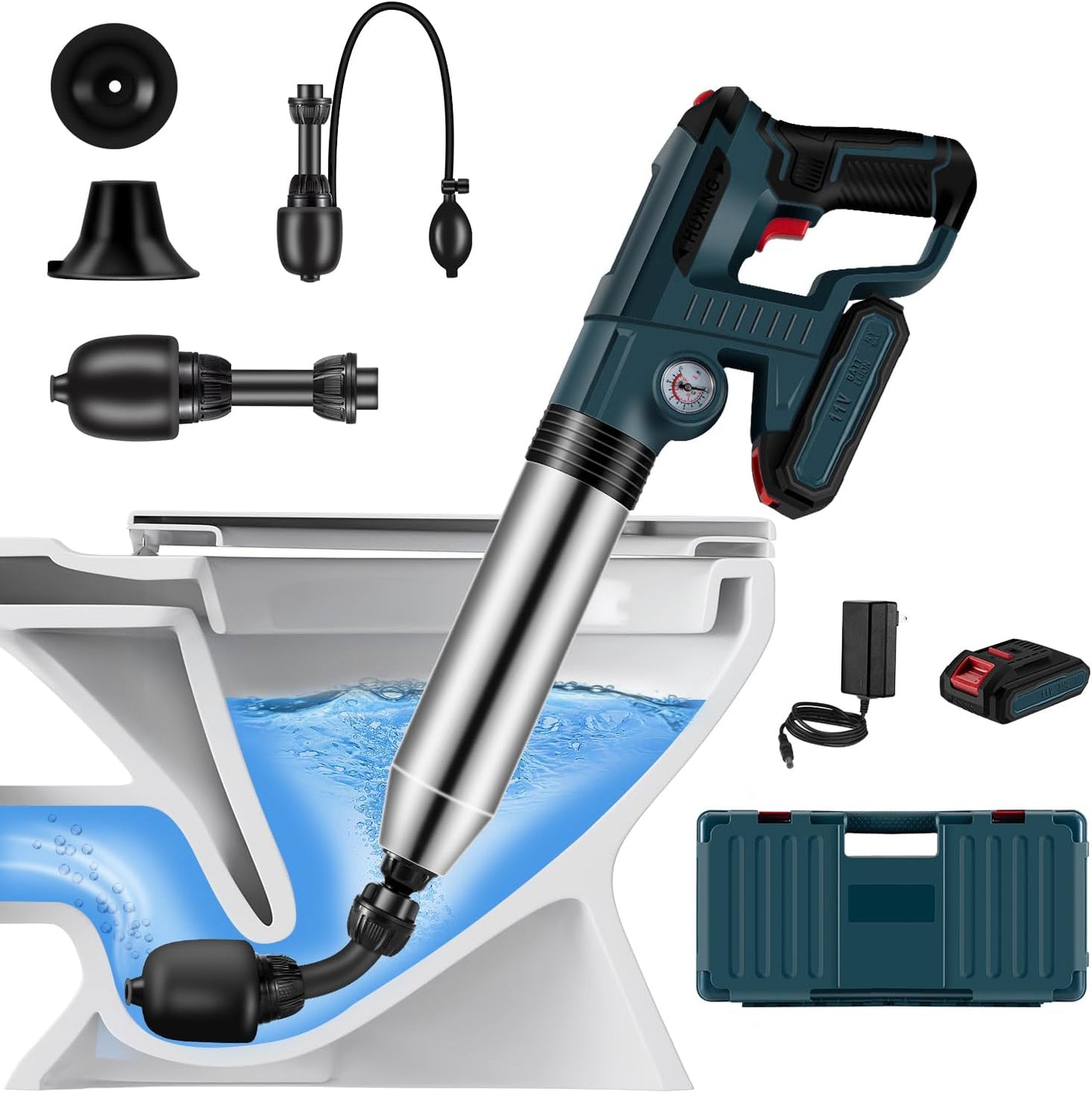 Electric Toilet Plunger for Quick and Easy Clog Removal