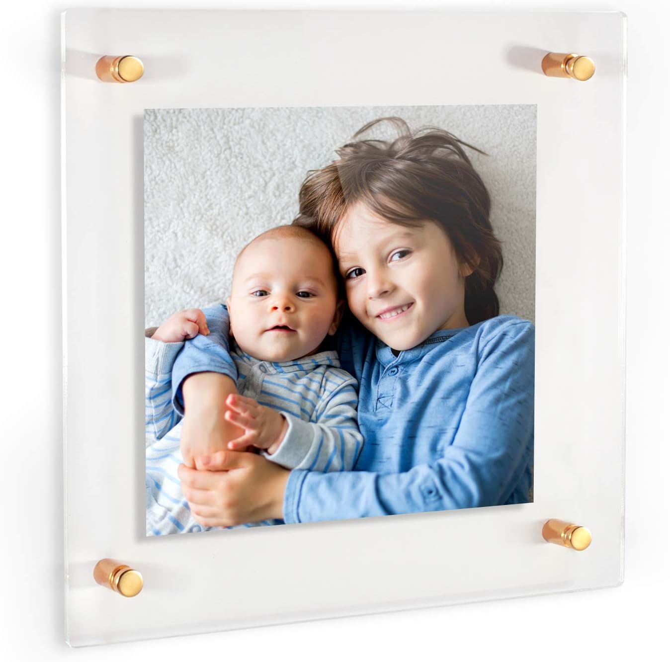 ArtToFrames Floating Acrylic Frame for Pictures Up to 16x16 in