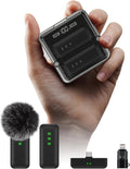 Mini Wireless Lavalier Microphone for iPhone and Android - Clear