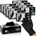 Black Nitrile Disposable Gloves 100/1000 PCS - Thick 6.3mil Fit