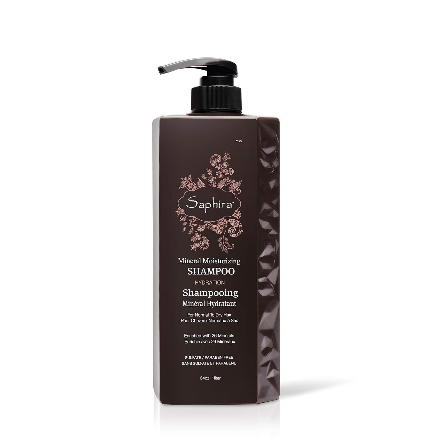 Saphira Mineral Moisturizing Shampoo for Hydration and Shine