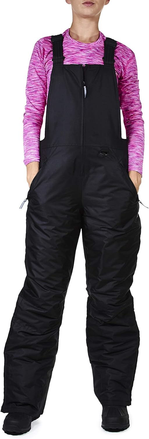 Arctic Quest Womens Ski Snow Bibs Pants for Winter Activities