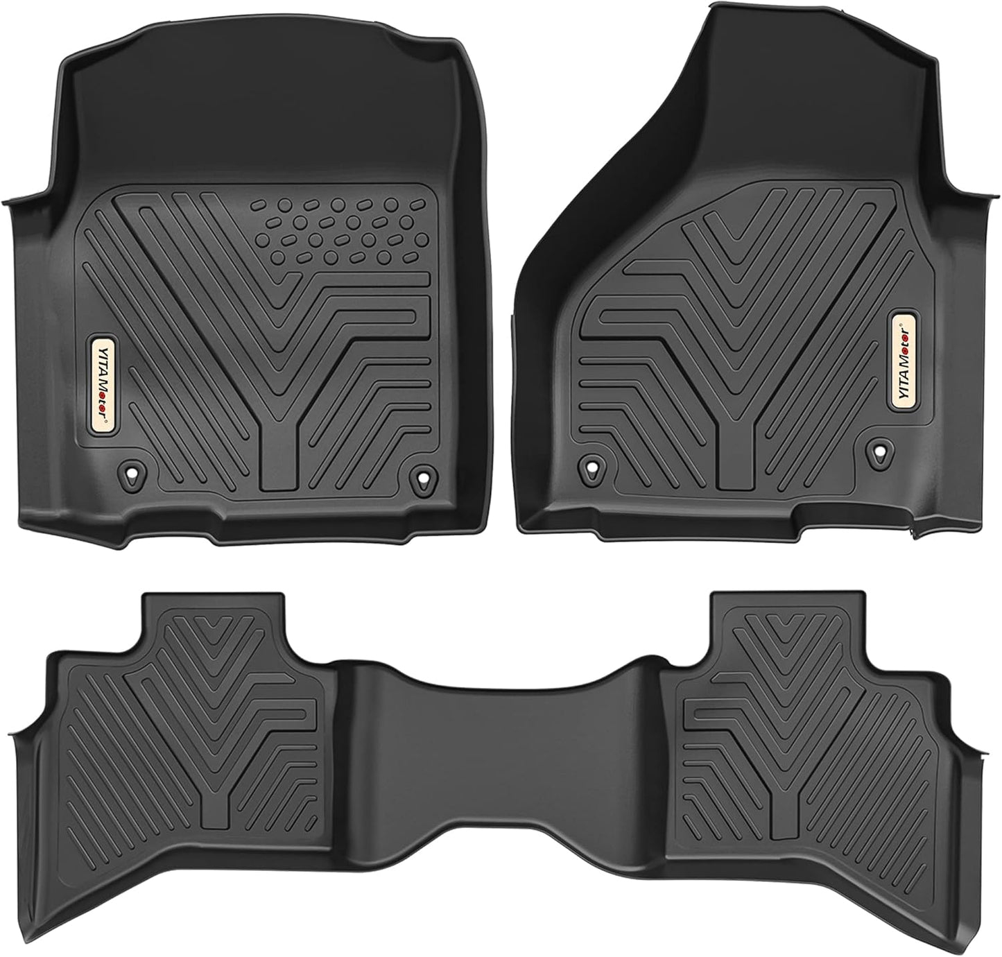 Custom Fit Floor Mats for Ram 1500 by YITAMOTOR - All Weather