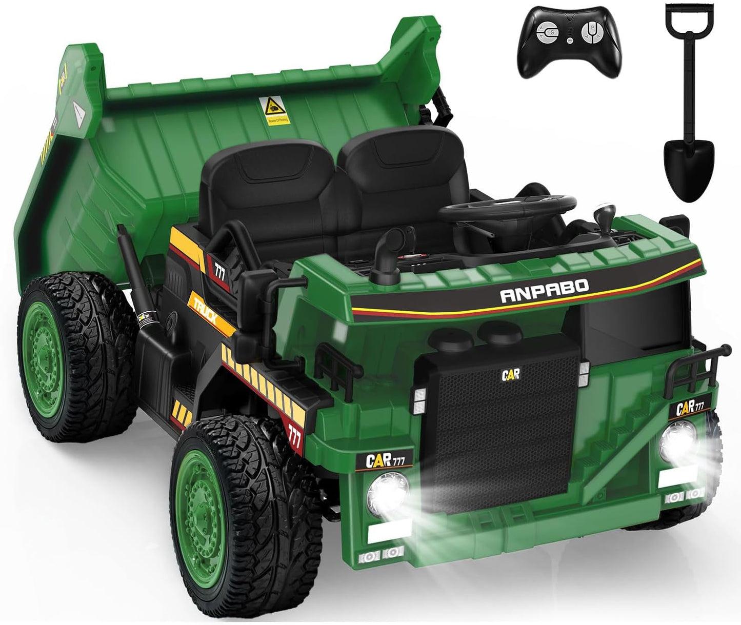 24V Ride On Dump Truck with Electric Dump Bed for Kids