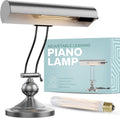 Home Intuition Classic Antique Adjustable Leaning Piano Lamp - Satin