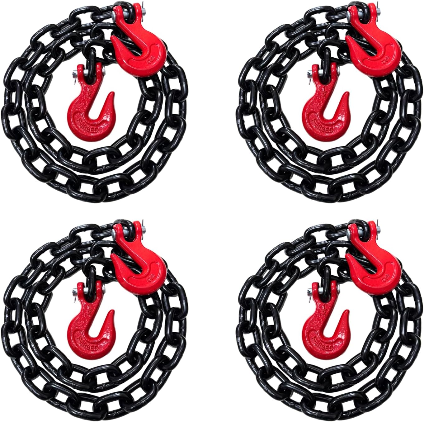 4PK Falcon Cargo 1/2in X 6ft Grade 80 Transport Binder Chain Review
