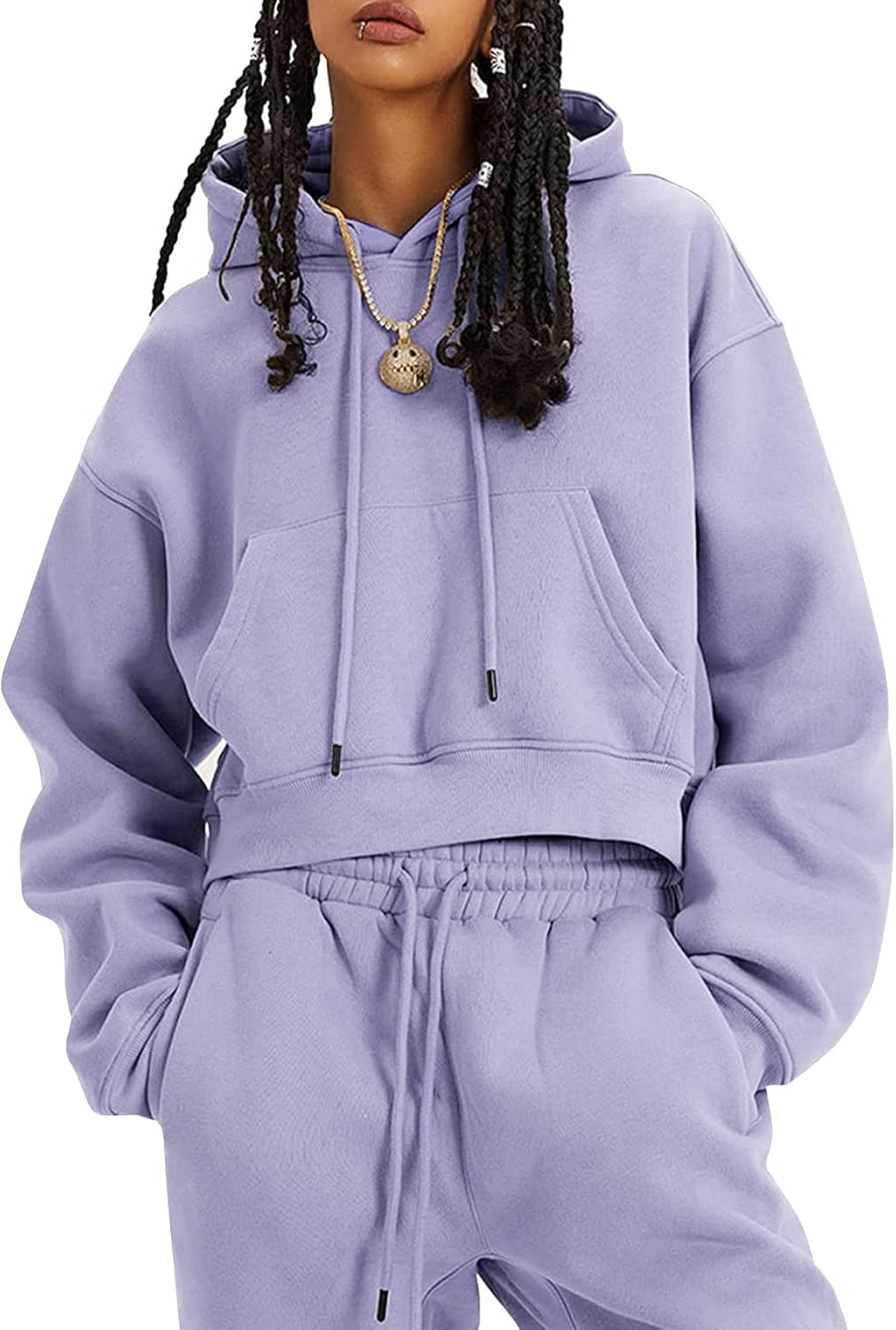 Kissonic Women's Fleece Jogger Sets for Cozy Comfort and Style