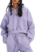 Flygo Womens Fleece 2 Piece Outfits Sweatsuit - Cozy Thick Tracksuit