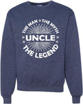 Funny Dad Crewneck Sweatshirt for Men - Soft Pill Resistant Fleece
