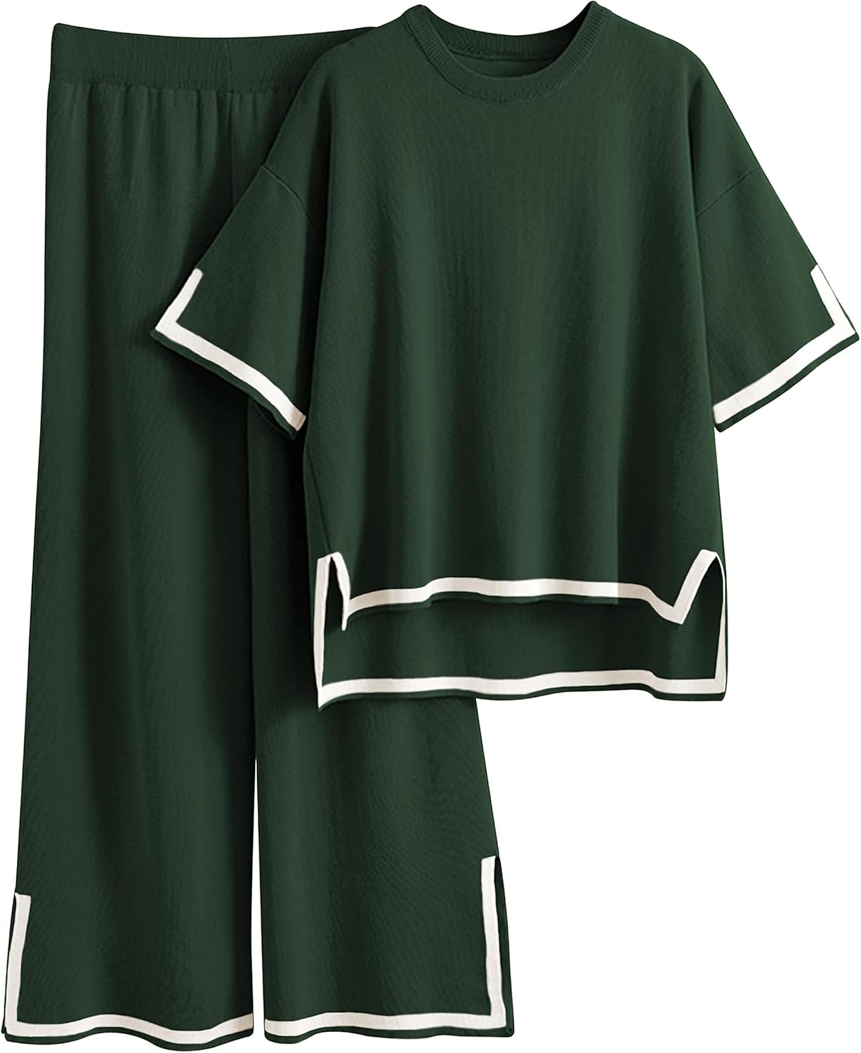 Faleave Womens Knit 2 Piece Sweater Sets for Cozy Comfort