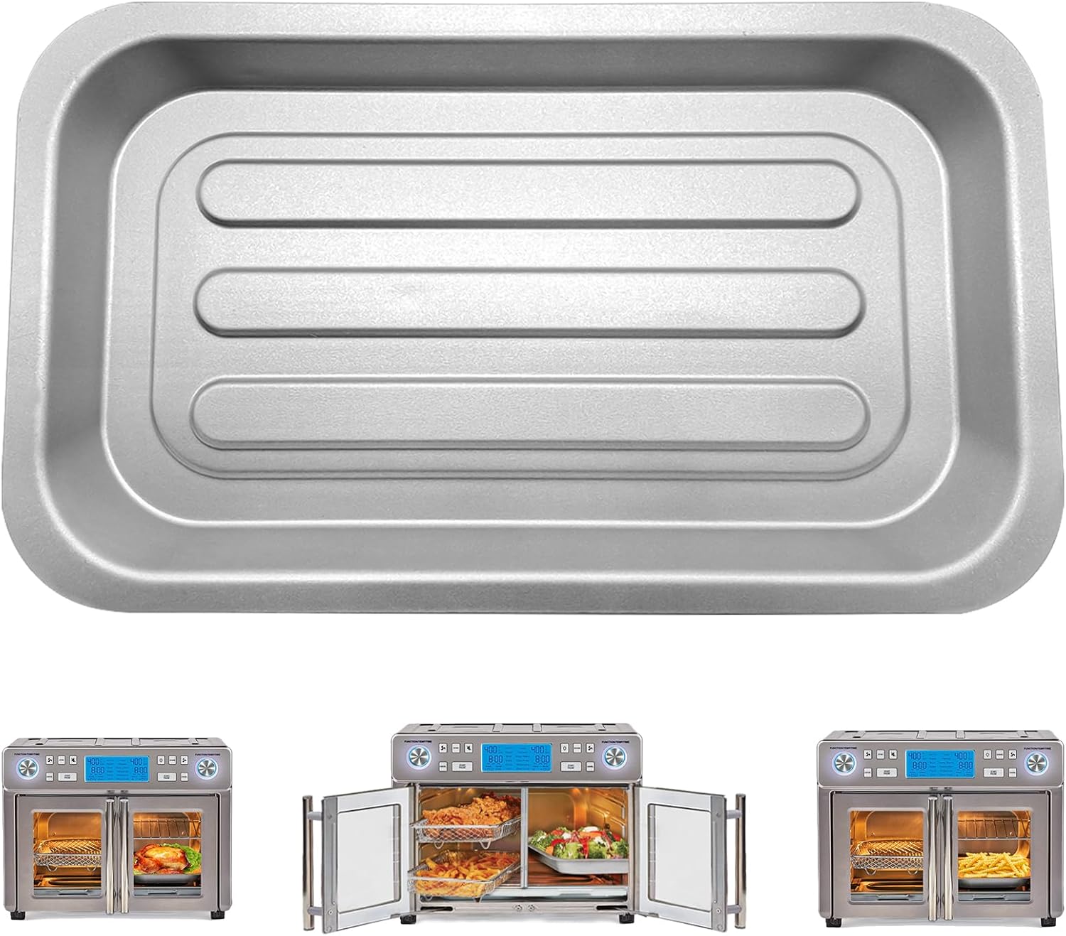 GXF Stainless Steel Air Fryer Grill Plate