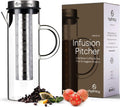 Hydracy Large Glass Cold Brew Maker - 1.6QT - Iced Coffee & Tea Pitcher
