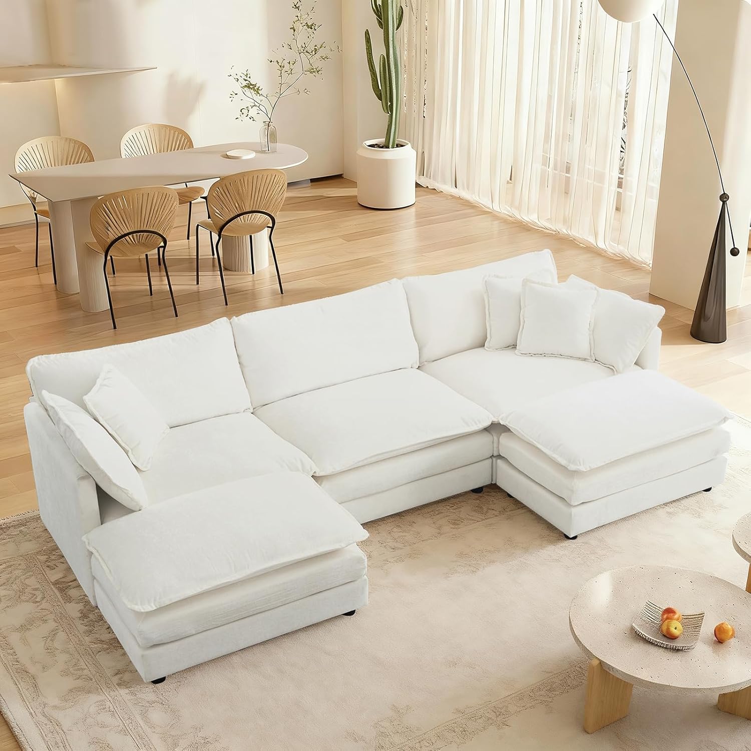 SoarFlash Chenille Sectional Sofa: Modern Comfort for Any Space