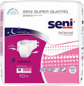 Seni Super Quatro Unisex Medium Incontinence Briefs - Overnight
