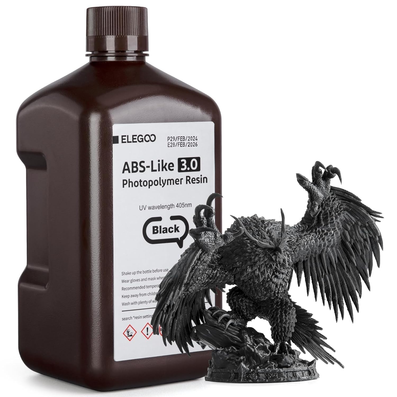 ELEGOO ABS-Like 3D Printer Resin 3.0 for High Precision Prints