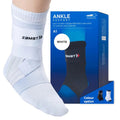 Zamst A1 White Ankle Brace for Sports - Firm Breathable Support