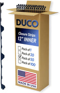 Duco R Panel Foam Closure Strips 50-Pack - Weatherproof Seal