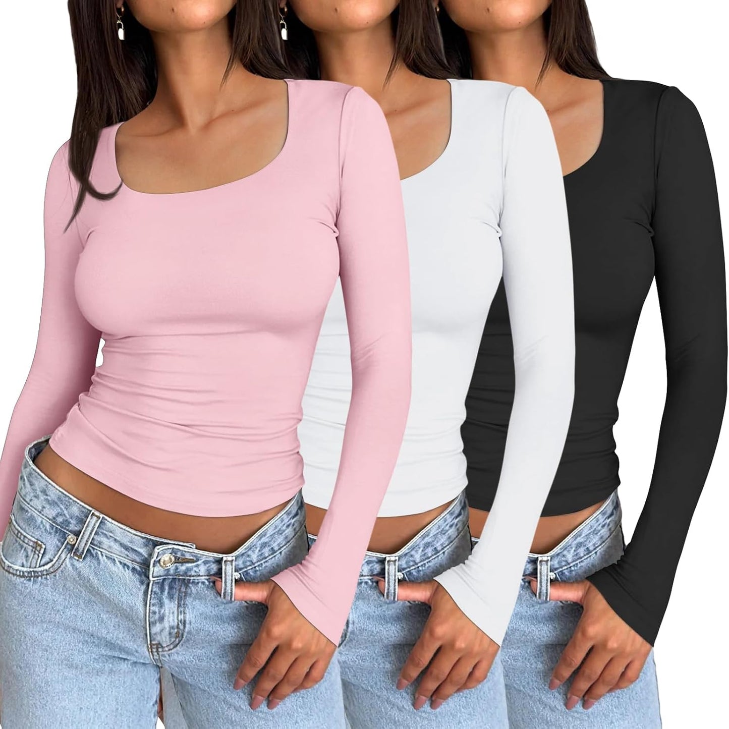 AUTOMET Womens Long Sleeve Shirts for Y2K Fashion Lovers