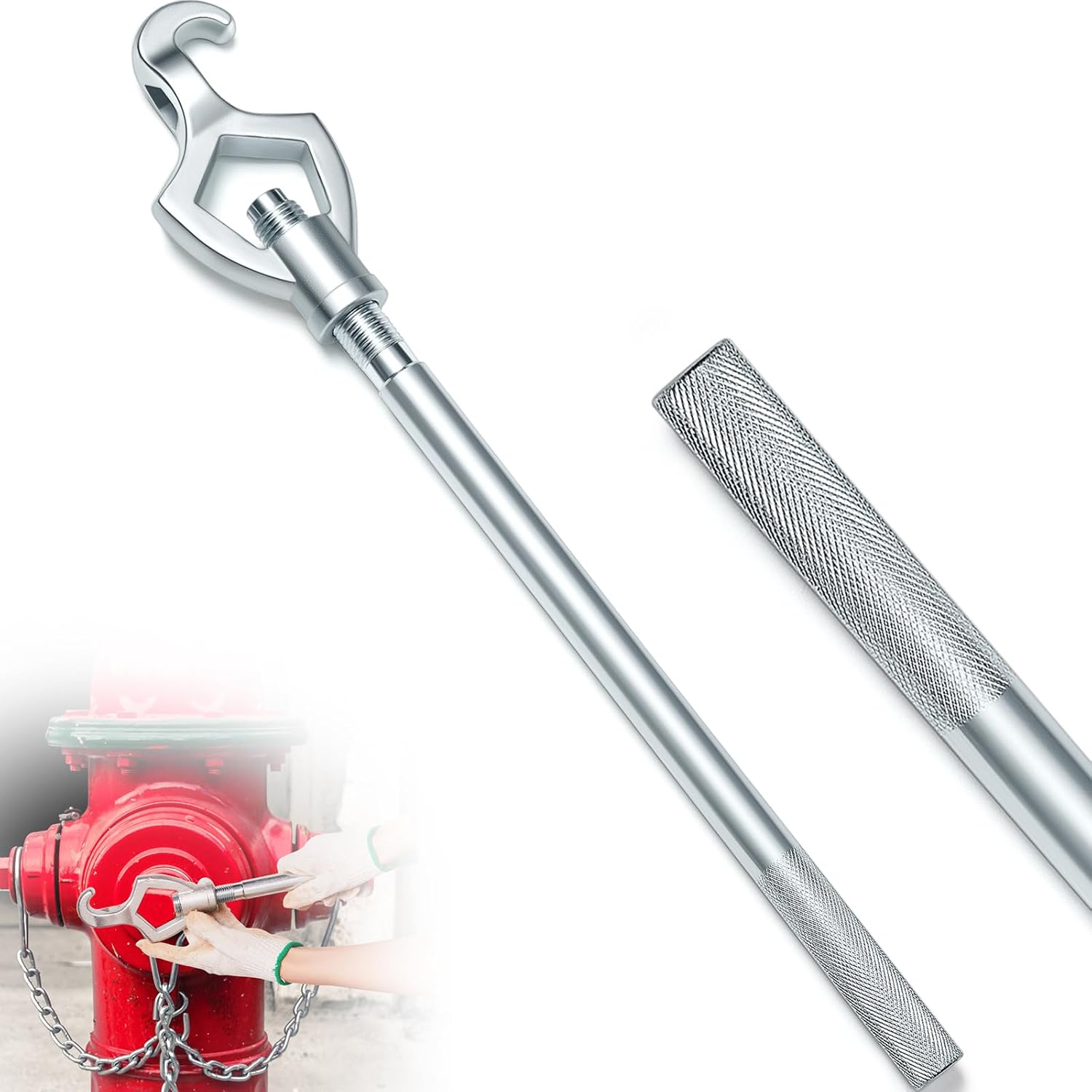 Adjustable Fire Hydrant Wrench for Tightening Water Pipes