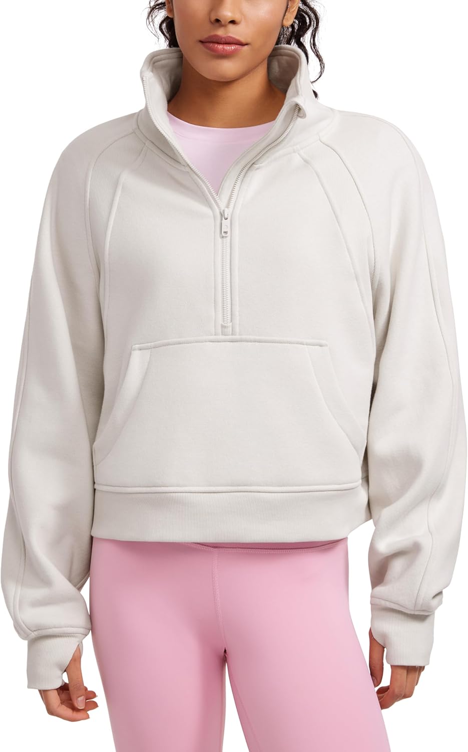 CRZ YOGA Cozy Fleece Oversized Hoodie