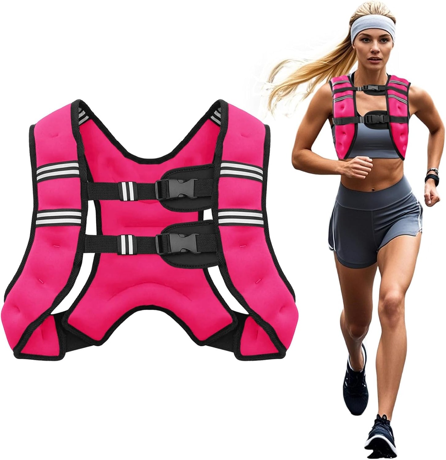 Weighted Vest for Men Women - Adjustable for Strength Training