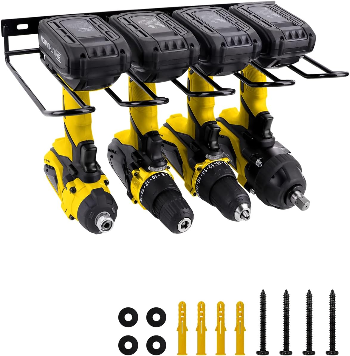 Heavy Duty Wall Mount Tool Organizer - Compact Design