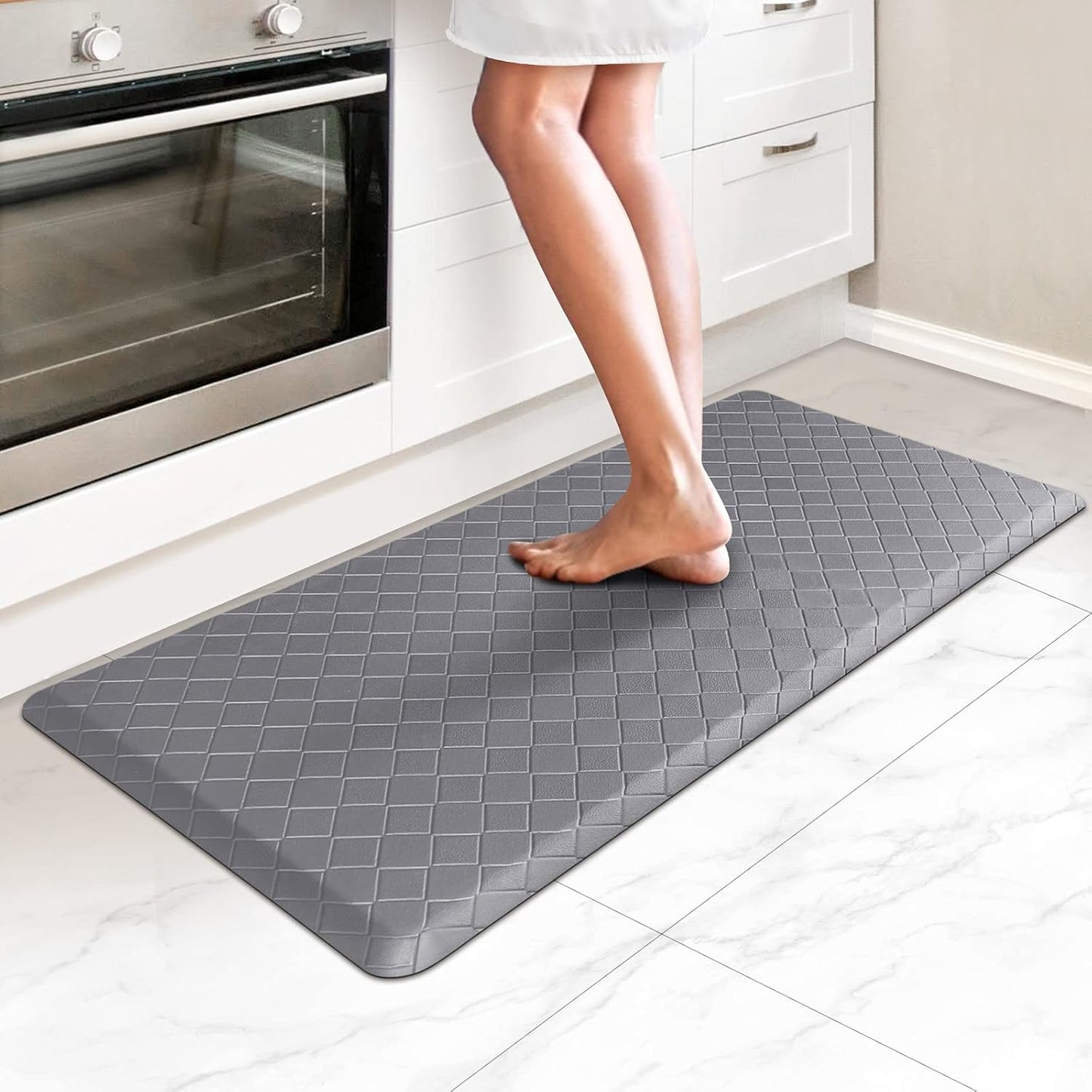 Cushioned Anti-Fatigue Kitchen Mat for Comfort and Safety