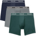 Tommy John Men's Essential Cool Cotton Stretch Boxer Briefs Crafted