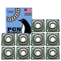 PGN UCF209-28 Pillow Block Bearings - Durable Chrome Steel Set