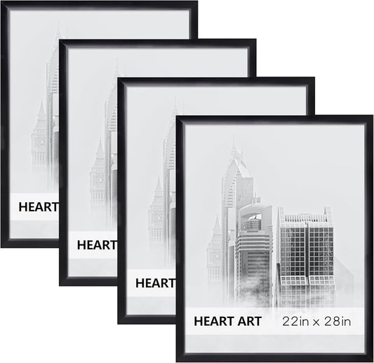 22x28 Poster Frame 4 Pack for Stunning Wall Gallery Display
