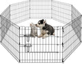 Peekaboo Dog Pen Foldable Metal Wire Playpen - Secure Puppy Yard