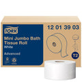 Tork Mini Jumbo Toilet Paper Roll White T2 - High Capacity Hygiene