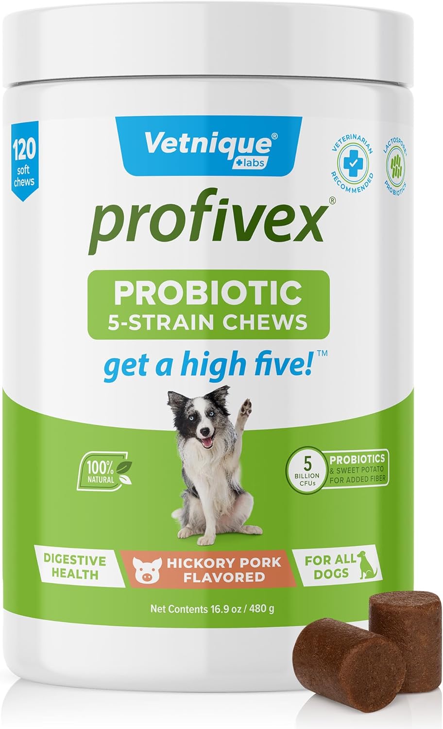 Profivex Probiotics for Dogs - All Natural Chews & Powder