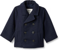 Toddlers and Baby Boys' Wool Blend Double Breasted Coat - Timeless