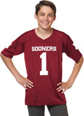 Youth Small-XL NCAA Touchdown Pass Football Jersey - Official OU Team