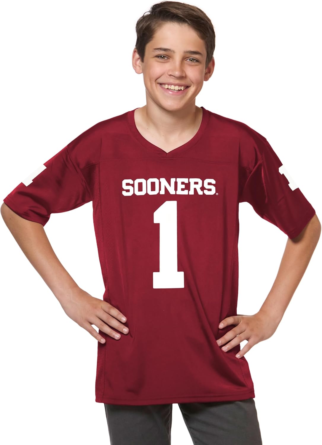 NCAA Touchdown Pass Youth Boys Football Jersey - Sizes S to XL
