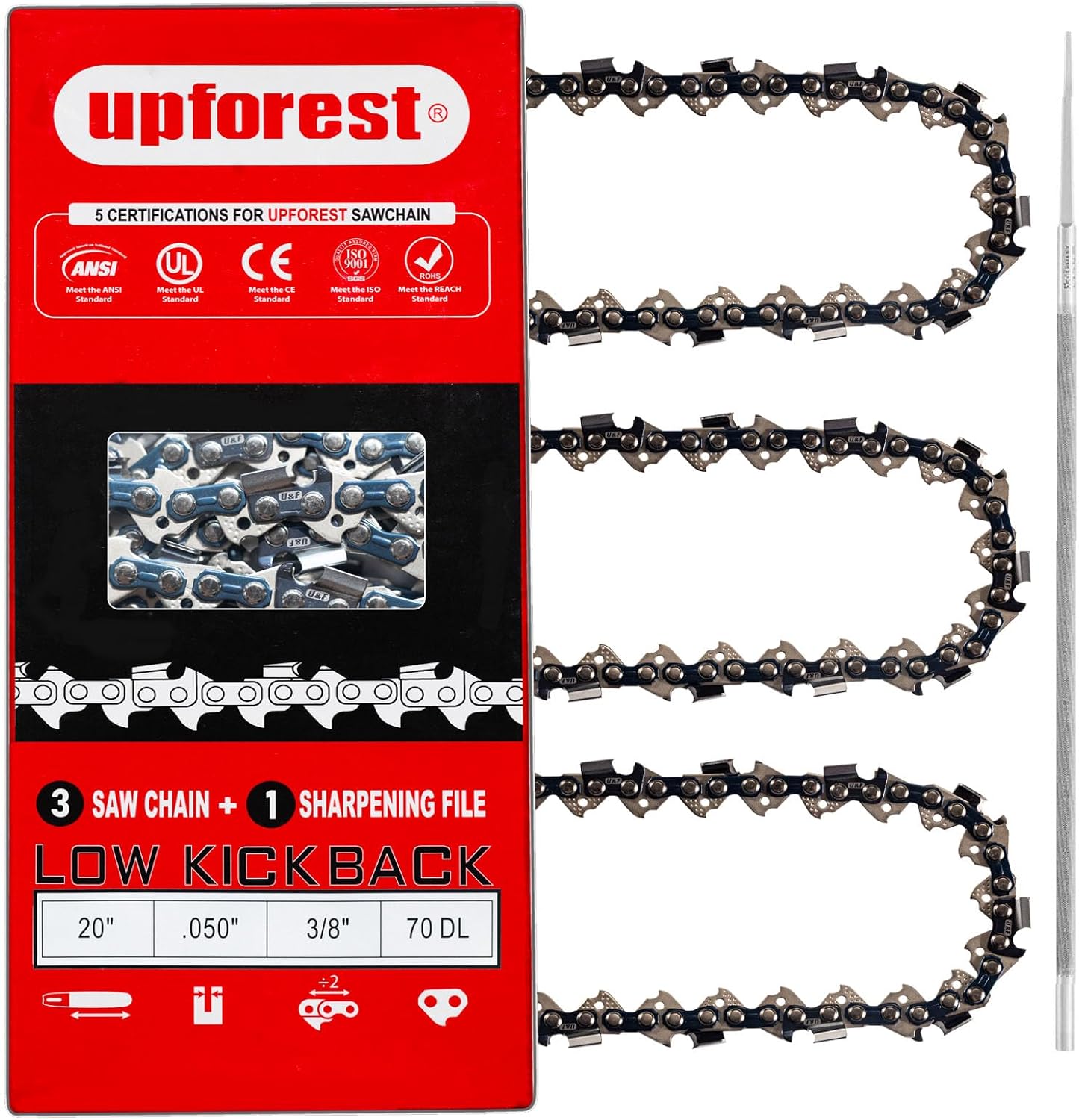 20 Inch Chainsaw Chain for ECHO, HUSQVARNA, STIHL and More