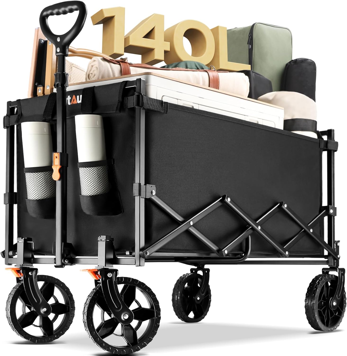 Portable Heavy Duty Utility Wagon - Uyittour