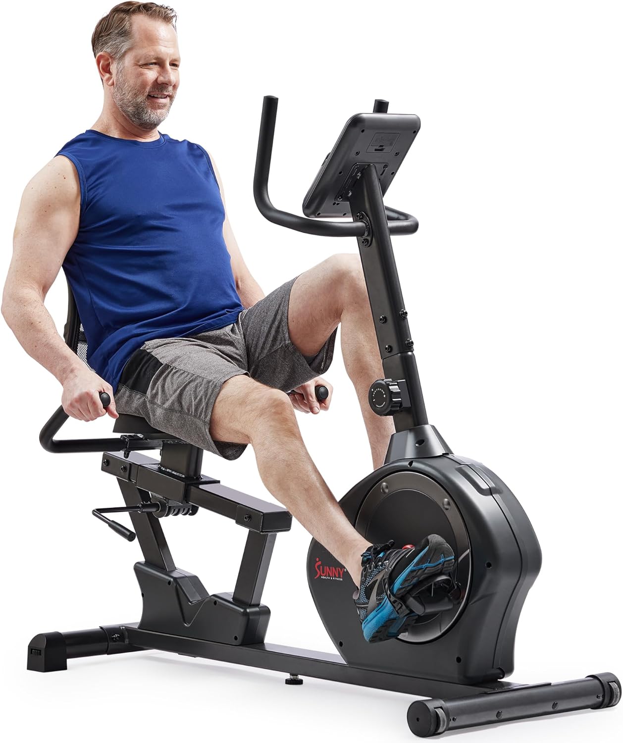 Smart Heavy-Duty Recumbent Bike for Home Exercise & Comfort